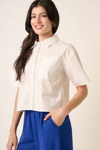 Mittoshop Button Down Short Sleeve Shirt - 1985 the VAULT Boutique