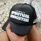 BLACK "SPIRITUAL GANGSTER" TRUCKER HAT - 1985 the VAULT Boutique