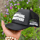 BLACK "SPIRITUAL GANGSTER" TRUCKER HAT - 1985 the VAULT Boutique