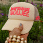 CREAM "BURNOUT BOUJEE" TRUCKER HAT - 1985 the VAULT Boutique