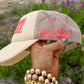 CREAM "BURNOUT BOUJEE" TRUCKER HAT - 1985 the VAULT Boutique