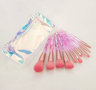 Disco Dreamland 10-Piece Makeup Brush Set - 1985 the VAULT Boutique