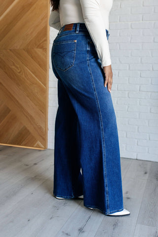 Eliza High Rise Control Top Retro Wide Leg Jeans - 1985 the VAULT Boutique