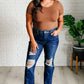 Montana High Rise Rigid Magic Distressed Straight Jeans - 1985 the VAULT Boutique