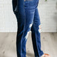 Montana High Rise Rigid Magic Distressed Straight Jeans - 1985 the VAULT Boutique