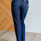 Montana High Rise Rigid Magic Distressed Straight Jeans - 1985 the VAULT Boutique