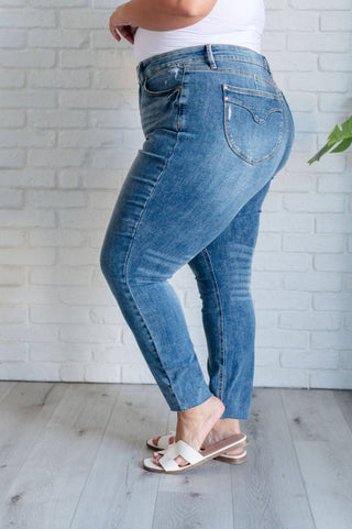 Nicole Tummy Control Skinny Jeans in Vintage Wash - 1985 the VAULT Boutique