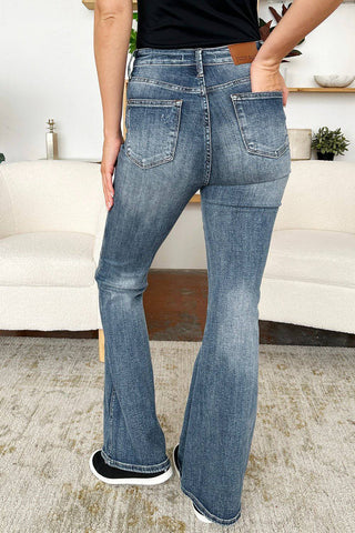 Judy Blue Full Size High Waist Tummy Control Flare Jeans - 1985 the VAULT Boutique