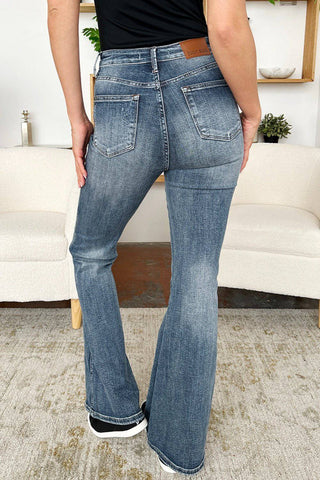 Judy Blue Full Size High Waist Tummy Control Flare Jeans - 1985 the VAULT Boutique