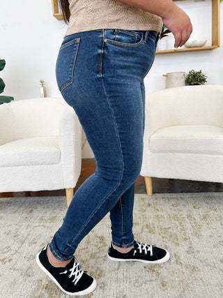 Judy Blue Full Size Classic Handsand Skinny Jeans - 1985 the VAULT Boutique