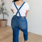 Priscilla High Rise Crop Wide Leg Denim Overalls - 1985 the VAULT Boutique