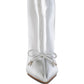 Capper Bow Detail Metallic High Ankle Boots - 1985 the VAULT Boutique