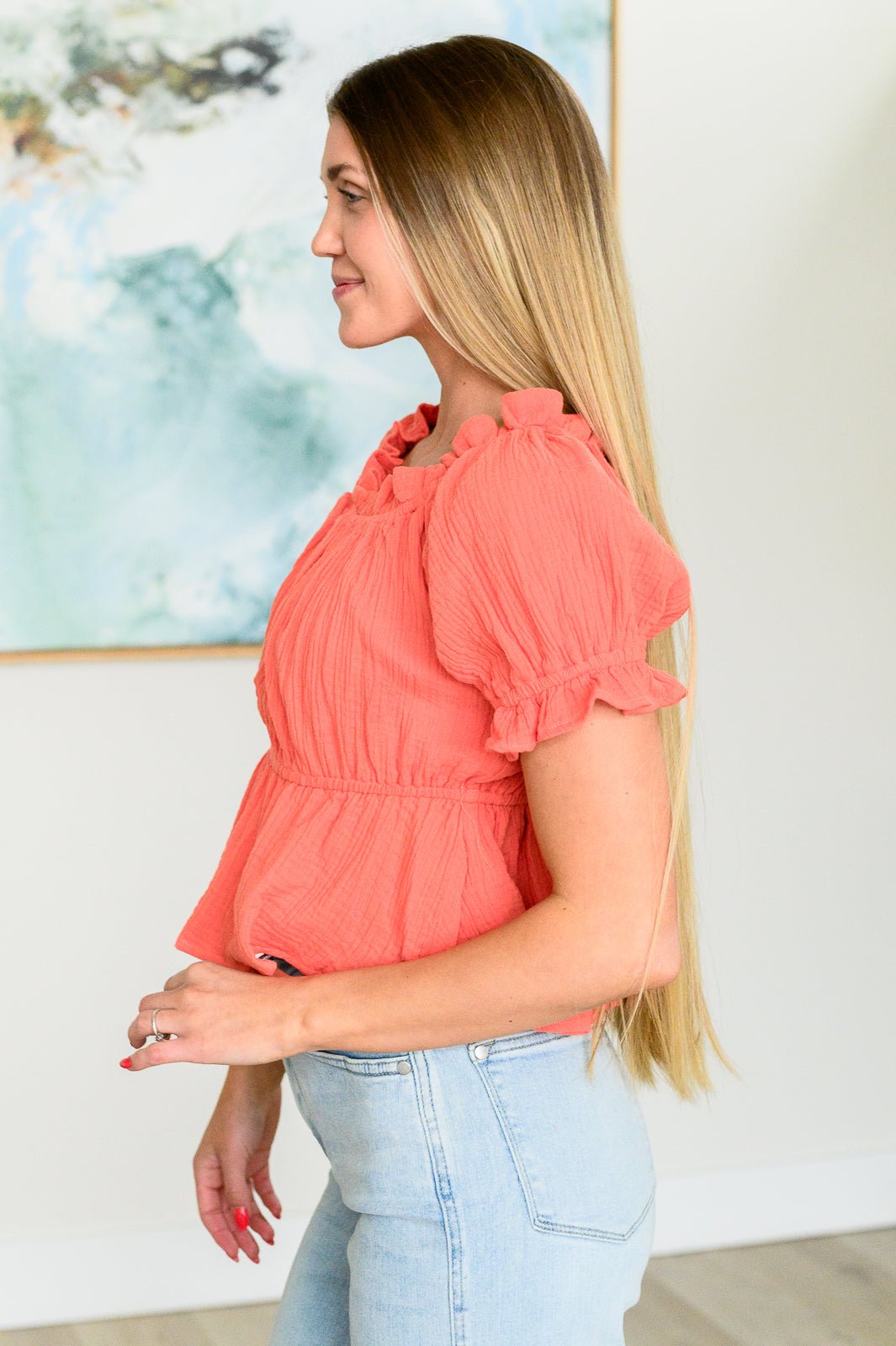 Don't Be Shy Off the Shoulder Blouse - Happily Ever Atchison Shop Co.