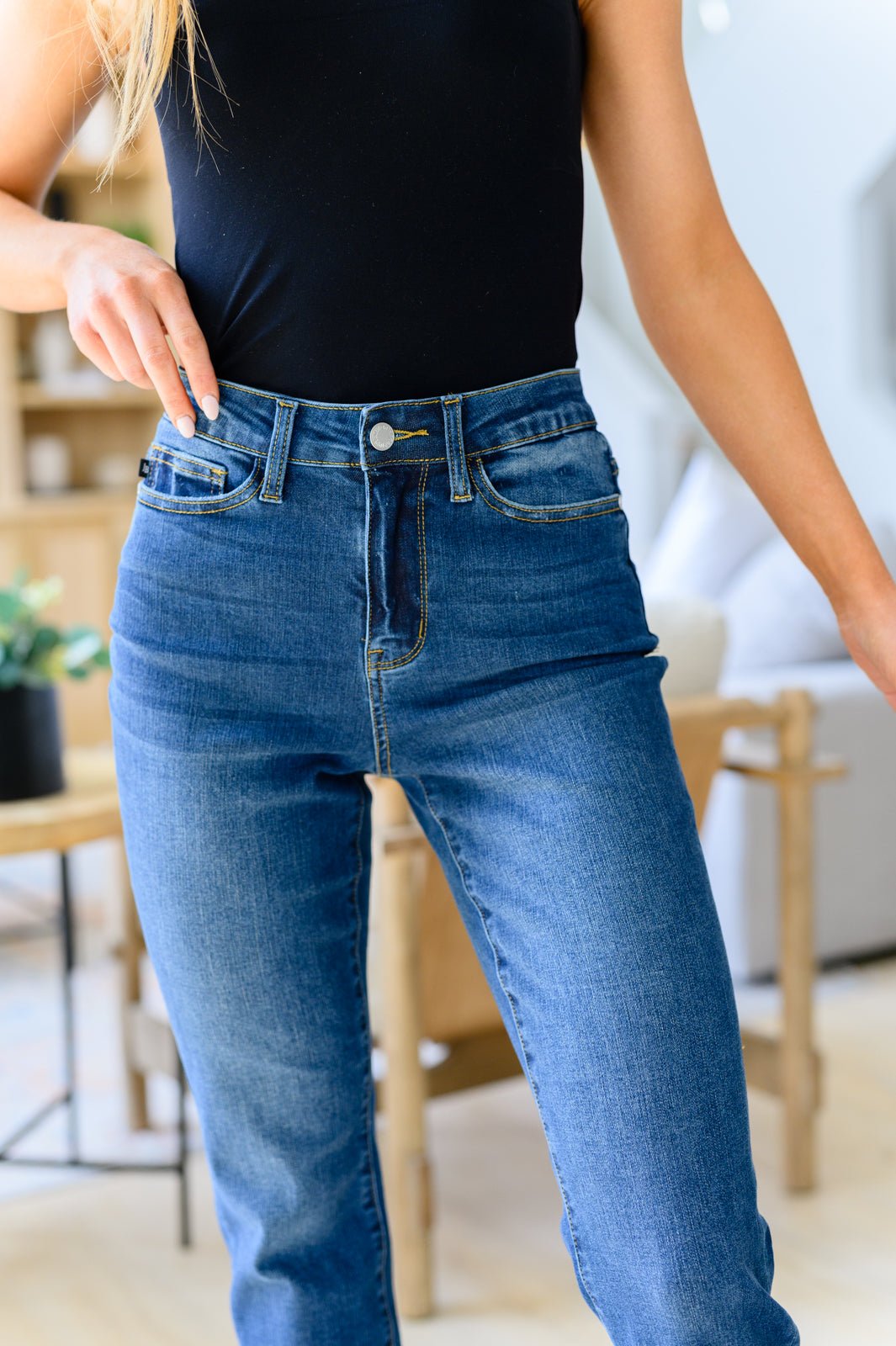 Downtown High Rise Boyfriend Jeans - Happily Ever Atchison Shop Co.