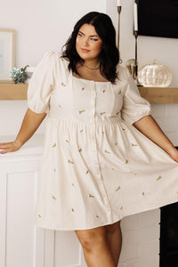 Dream a Little Dream Embroidered Dress - Happily Ever Atchison Shop Co.