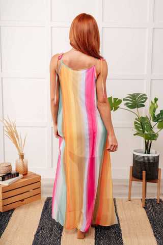 Beyond the Horizon Shoulder Tie Summer Dress - 1985 the VAULT Boutique