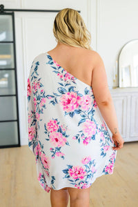 Forever Smitten Floral One Shoulder Dress - 1985 the VAULT Boutique