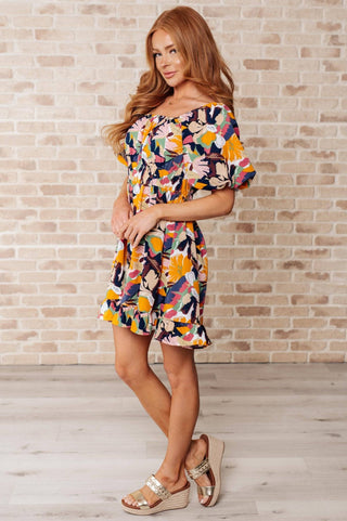 Just Hold On Floral Dress - 1985 the VAULT Boutique