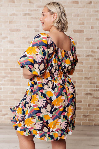 Just Hold On Floral Dress - 1985 the VAULT Boutique