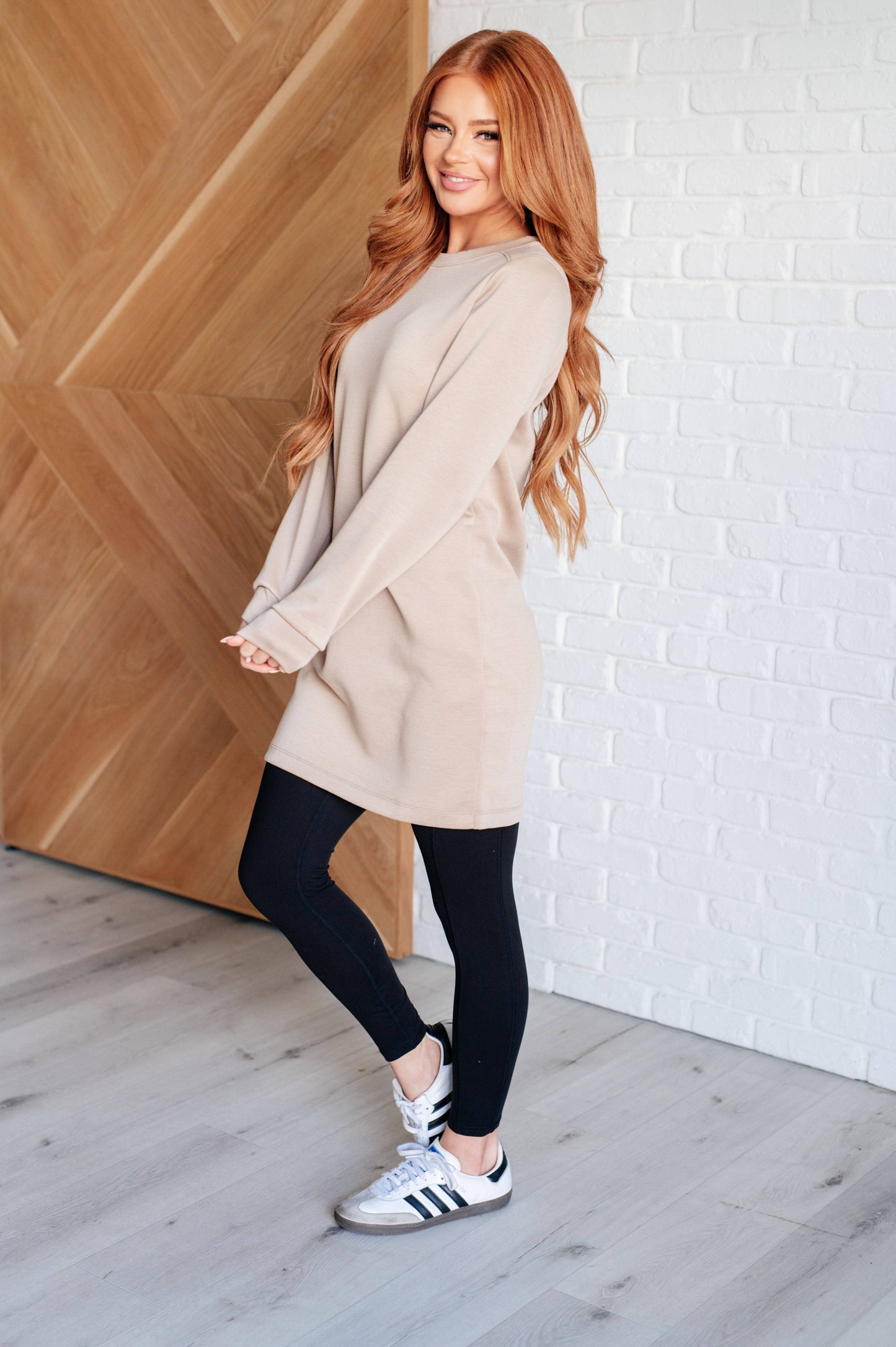 Milan Travel Shift Dress in Khaki - 1985 the VAULT Boutique