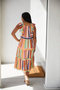 Painted Palette Midi Dress - 1985 the VAULT Boutique