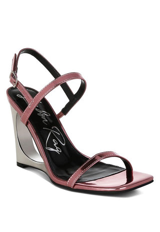 Ladra Metallic Fantasy Wedge Heel Sandals - 1985 the VAULT Boutique