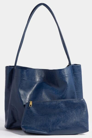 Fame Faux Leather Tote Bag - 1985 the VAULT Boutique