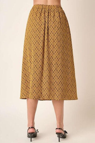 Mittoshop Printed Midi Skirt - 1985 the VAULT Boutique