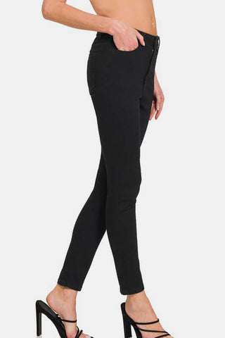 Zenana High Rise Skinny Jeans with Pockets - 1985 the VAULT Boutique