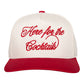 Here For the Cocktails Two-Toned Vintage Hat