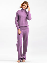 Basic Bae Turtleneck Raglan Sleeve Top and Pants Sweater Set - 1985 the VAULT Boutique