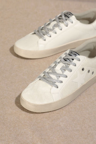 Joyfull Lace Up Star Low Top Sneakers - 1985 the VAULT Boutique