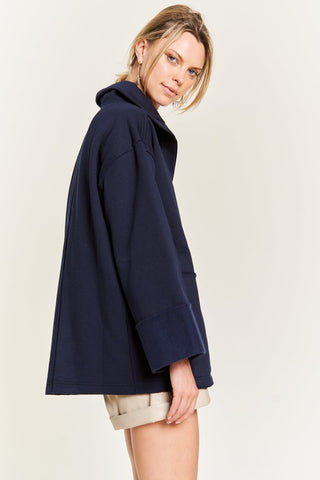 HIGH COLLAR OVERSIZED KNIT TOP - 1985 the VAULT Boutique