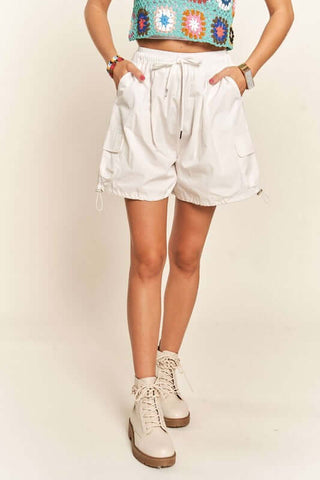 ADORA Drawstring Shorts with Pockets - 1985 the VAULT Boutique