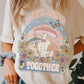 Retro Lets Grow Together Oversized Graphic Tee - 1985 the VAULT Boutique