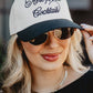 Here For the Cocktails Two-Toned Vintage Hat