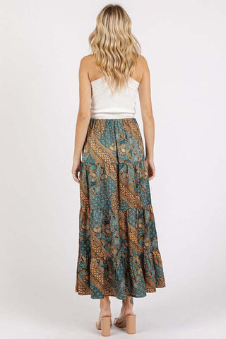 Mittoshop Paisley Patchwork Print Satin Maxi Skirt - 1985 the VAULT Boutique