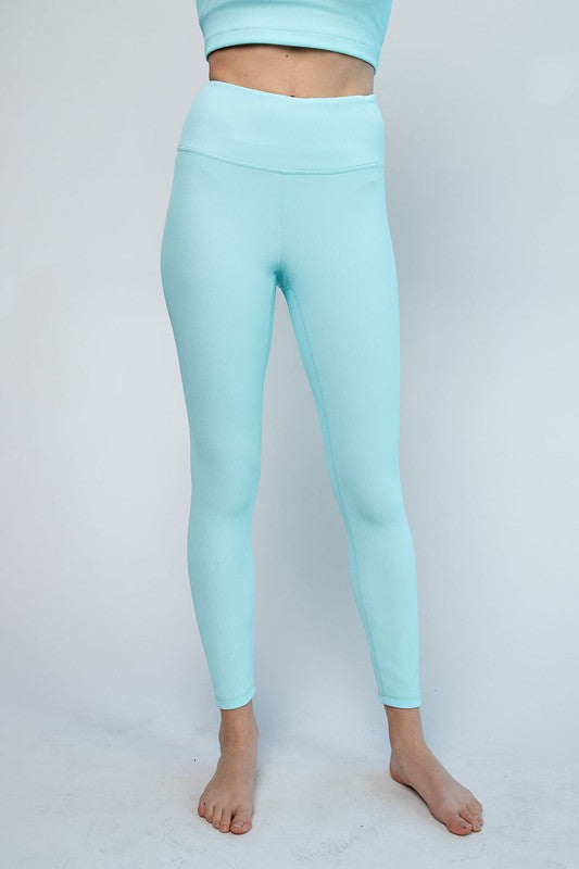 Rae Mode Nylon Rib Yoga Leggings - 1985 the VAULT Boutique