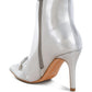 Capper Bow Detail Metallic High Ankle Boots - 1985 the VAULT Boutique