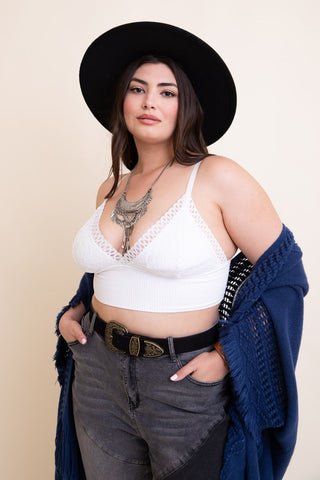 Plus Size Waistband Loop Lace Brami - 1985 the VAULT Boutique