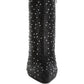 Lobelia Rhinestones Embellished Stiletto Boots - 1985 the VAULT Boutique