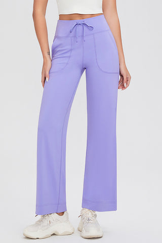 Basic Bae Full Size Drawstring High Waist Pants with Pockets - 1985 the VAULT Boutique