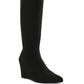 Tulsha Microfiber Wedge Heel Boots - 1985 the VAULT Boutique