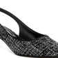 Zehra Boucle Slingback Pumps - 1985 the VAULT Boutique