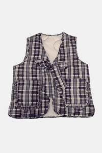 Tied Frill Vest Coat with Pockets - 1985 the VAULT Boutique