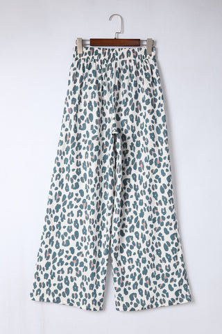 Leopard Drawstring Waist Culottes - 1985 the VAULT Boutique