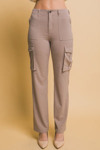 Love Tree High Rise Cargo Pants with Pockets - 1985 the VAULT Boutique