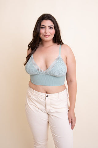 Plus Size Waistband Loop Lace Brami - 1985 the VAULT Boutique