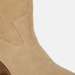 Emberly Suede Square Toe Ankle Boots - 1985 the VAULT Boutique
