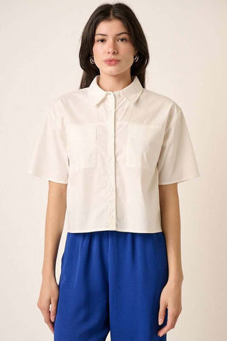 Mittoshop Button Down Short Sleeve Shirt - 1985 the VAULT Boutique